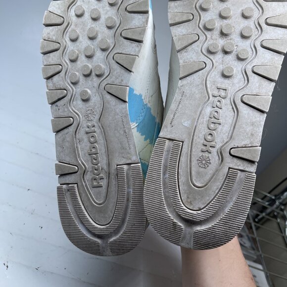 Reebok Collina Strada Classic Sneaker Womens 7,5 US White Leather Call Mom Shoes - Picture 10 of 16